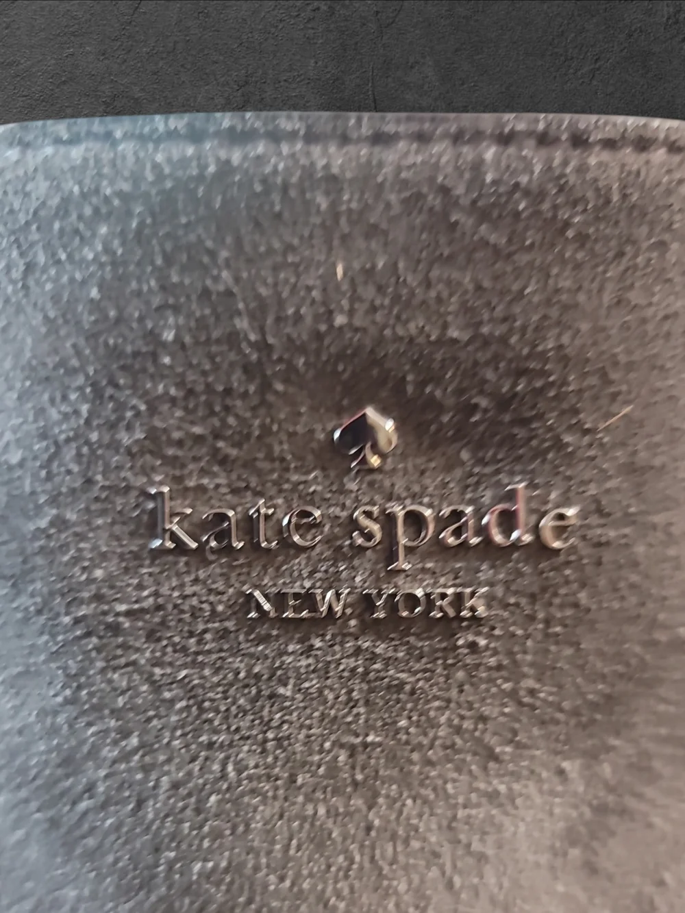 Kate Spade 454 Grey Suede Large Tote Like New Condition